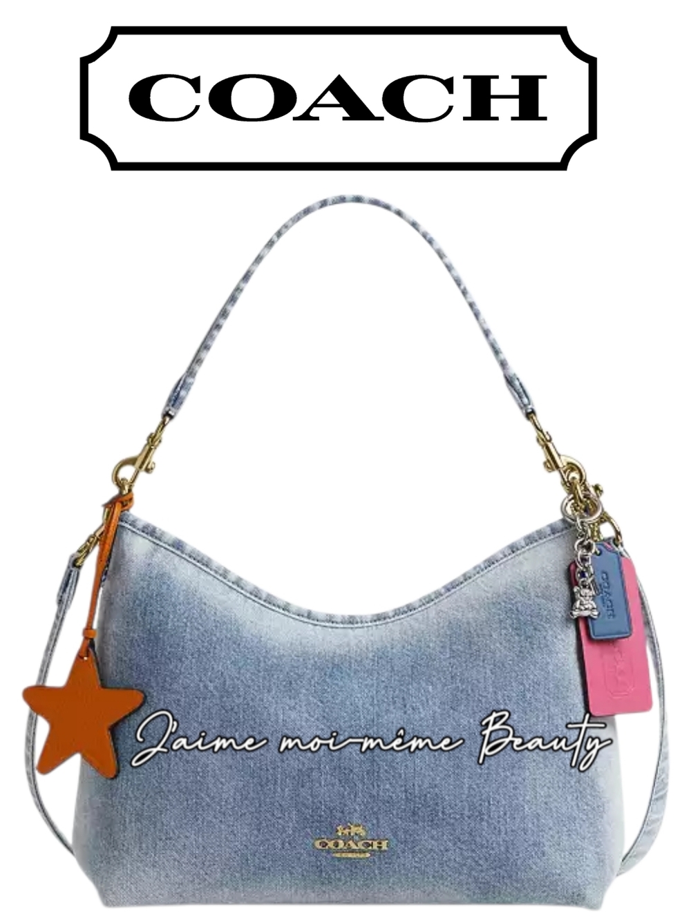 COACH LOVED DENIM LAUREL BAG- NEW - FACTORY WRAPPED